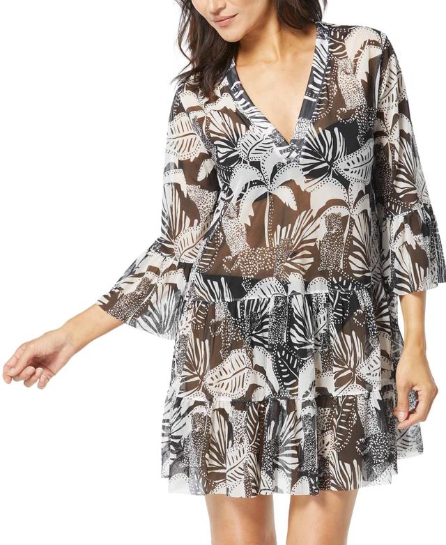 Coco Reef Womens Enchant Printed Swim Cover-Up Dress Product Image