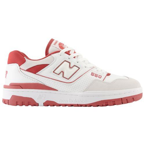 New Balance Mens BB550 - Shoes Beige/Red/White Product Image