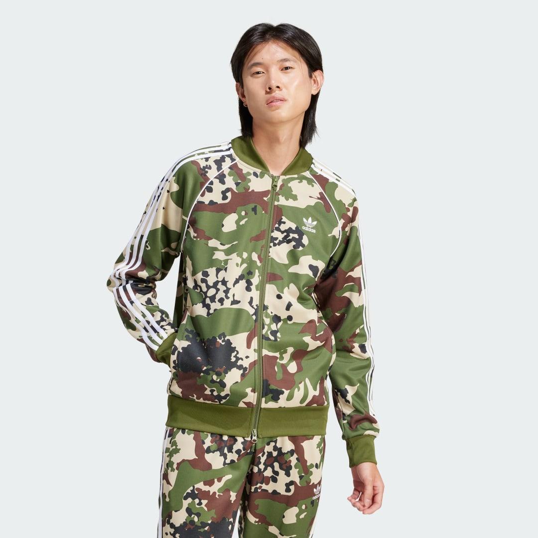 adidas Lifestyle Camo Superstar Track Jacket Product Image