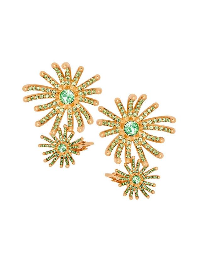 Womens Goldtone & Glass Crystal Firework Earrings Product Image