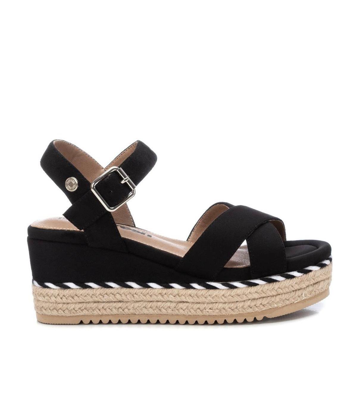 Xti Womens Soft Suede Wedge Sandals By Product Image