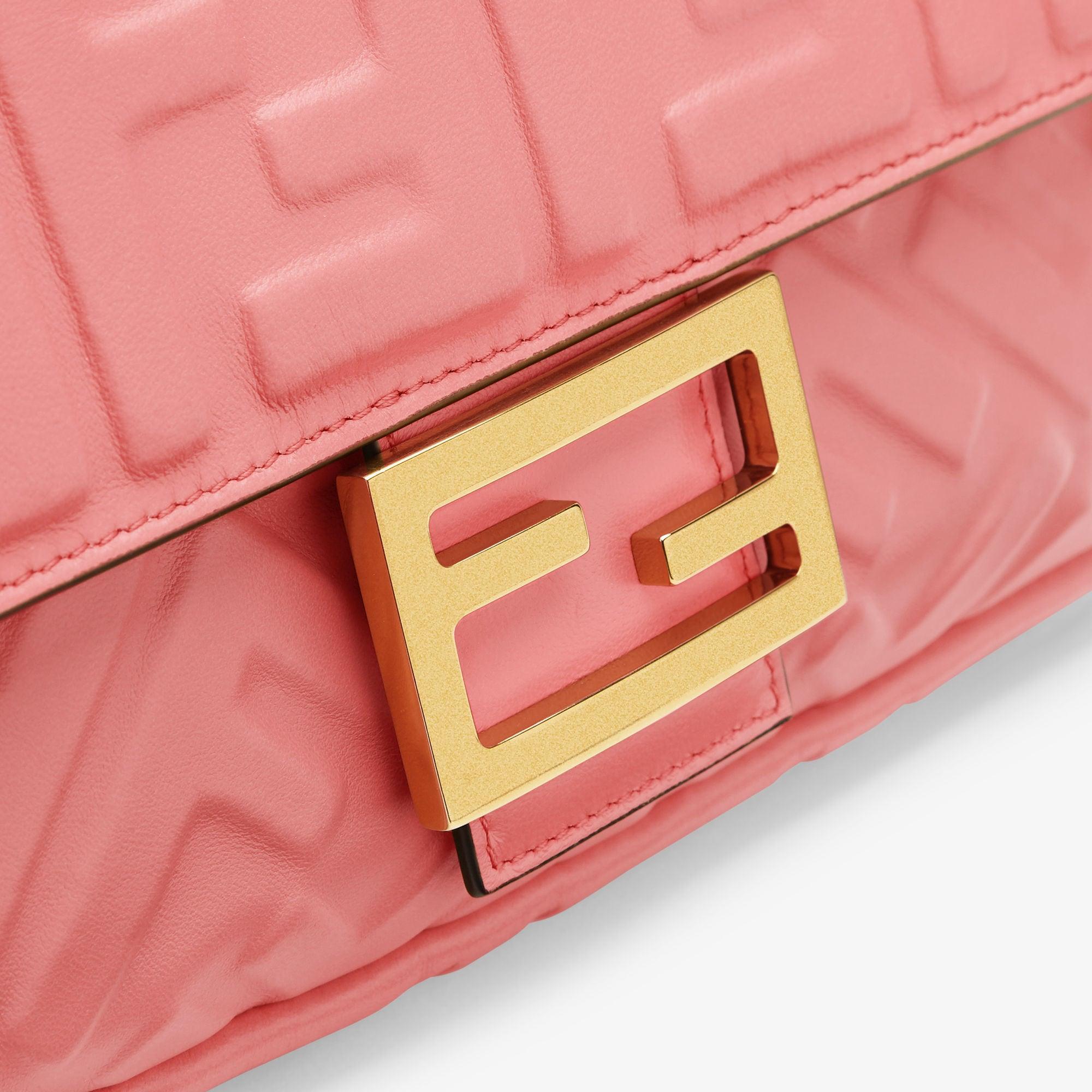 BaguettePink nappa leather bag Product Image