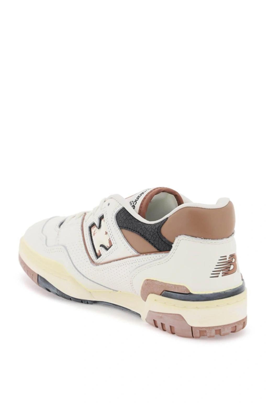 NEW BALANCE Vintage Effect 550 Sneakers In White Product Image