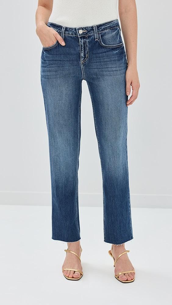 L'AGENCE Milana Low Rise Stovepipe Jeans | Shopbop Product Image