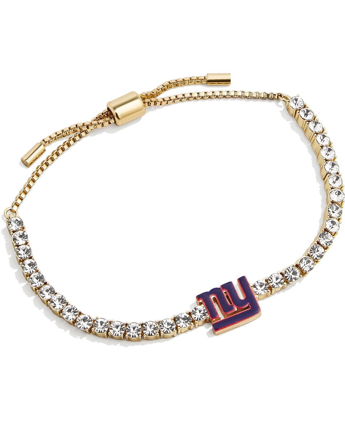 Womens Baublebar Gold New York Giants Pull-Tie Tennis Bracelet Product Image