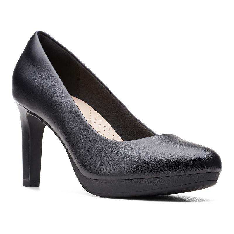 Clarks Ambyr Joy Womens Leather Pumps Black Product Image