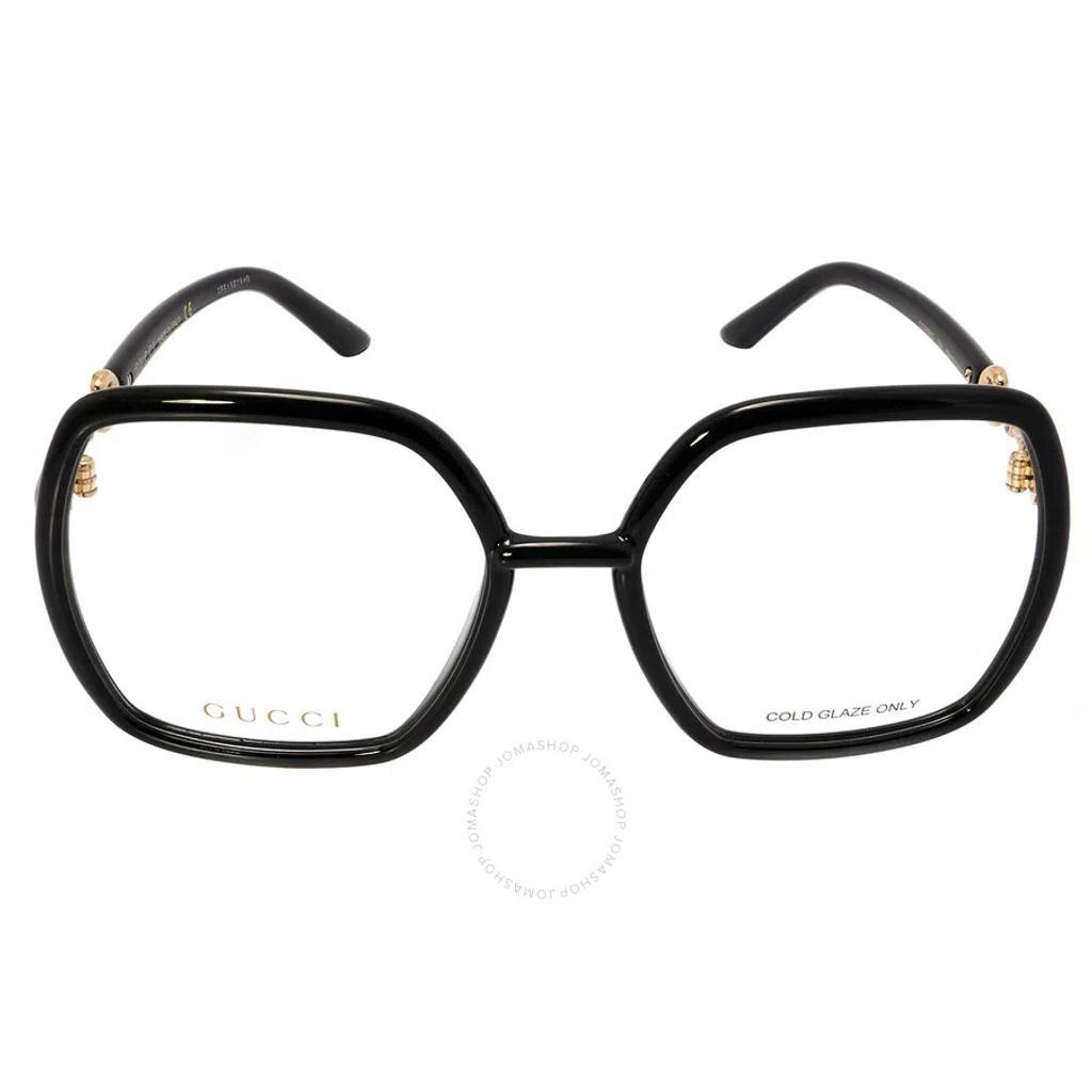 Demo Square Ladies Eyeglasses Gg0890o 001 55 In N/a Product Image