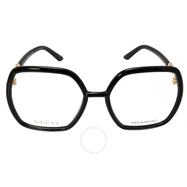 Demo Square Ladies Eyeglasses Gg0890o 001 55 In N/a Product Image