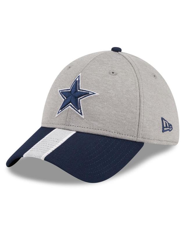 Mens New Era Heather Dallas Cowboys Stripe 39THIRTY Flex Hat Product Image