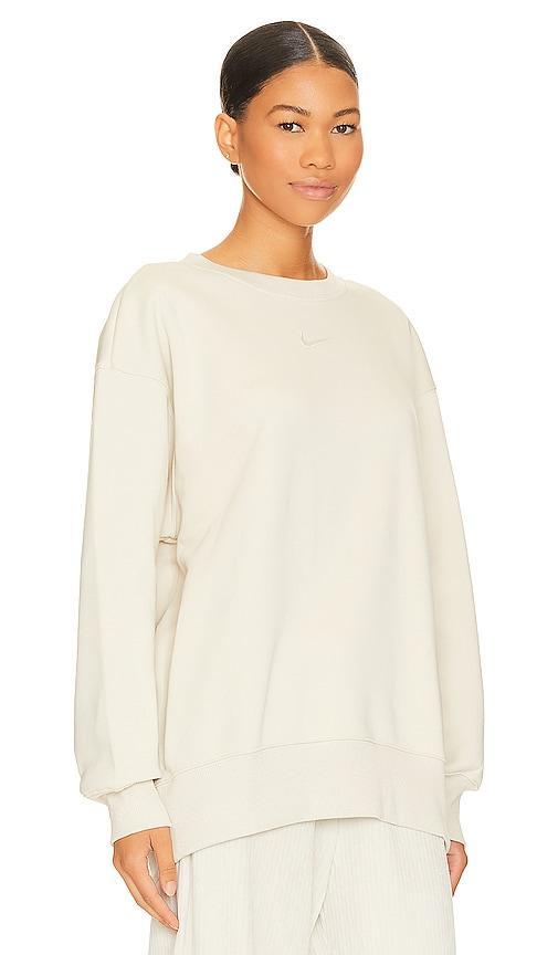 Nike Oversized Crewneck Sweatshirt in Cream. - size XS (also in L, M, S) Product Image