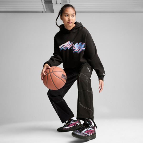 PUMA Cherry On Top Women's Graphic Basketball Hoodie Product Image