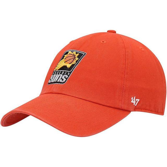 Mens 47 Orange Phoenix Suns Team Clean Up Adjustable Hat Product Image