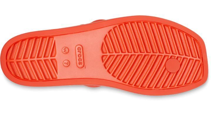 Womens Crocs Miami Toe Loop Sandal - Lava Product Image