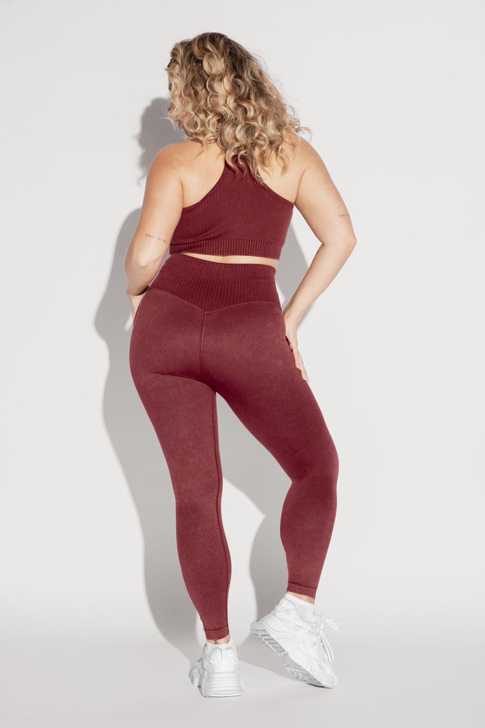 Supersculpt™ Seamless Leggings - Garnet Product Image