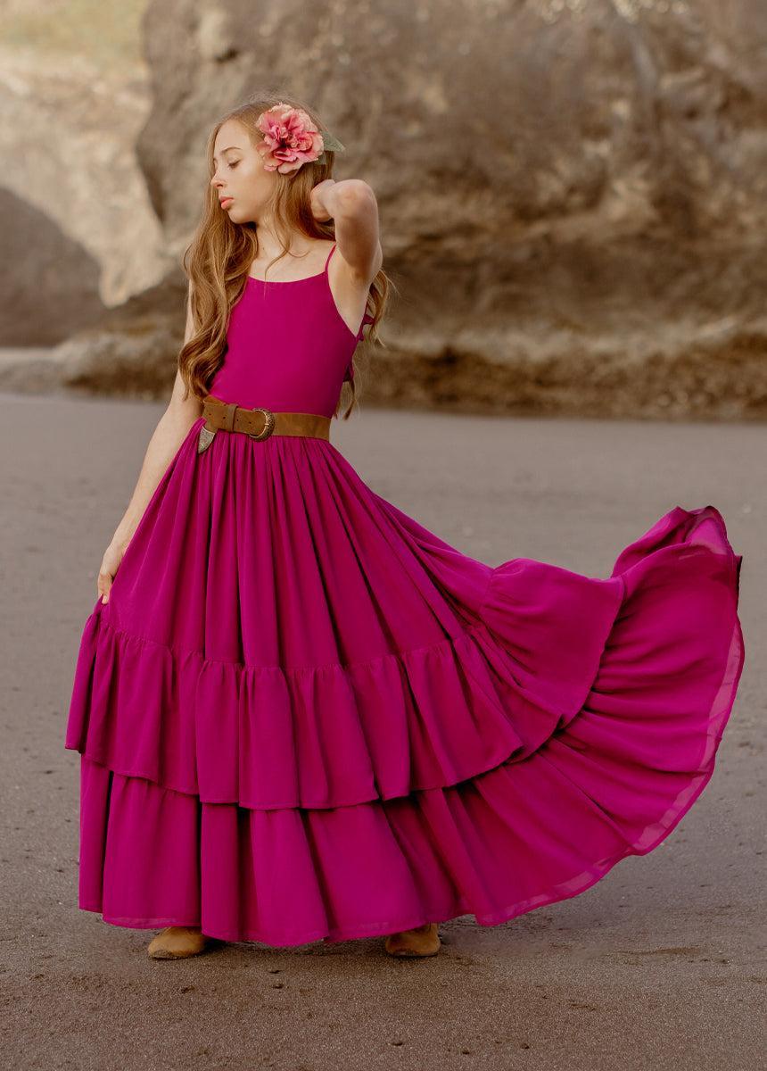 Catrin Dress in Berry Product Image