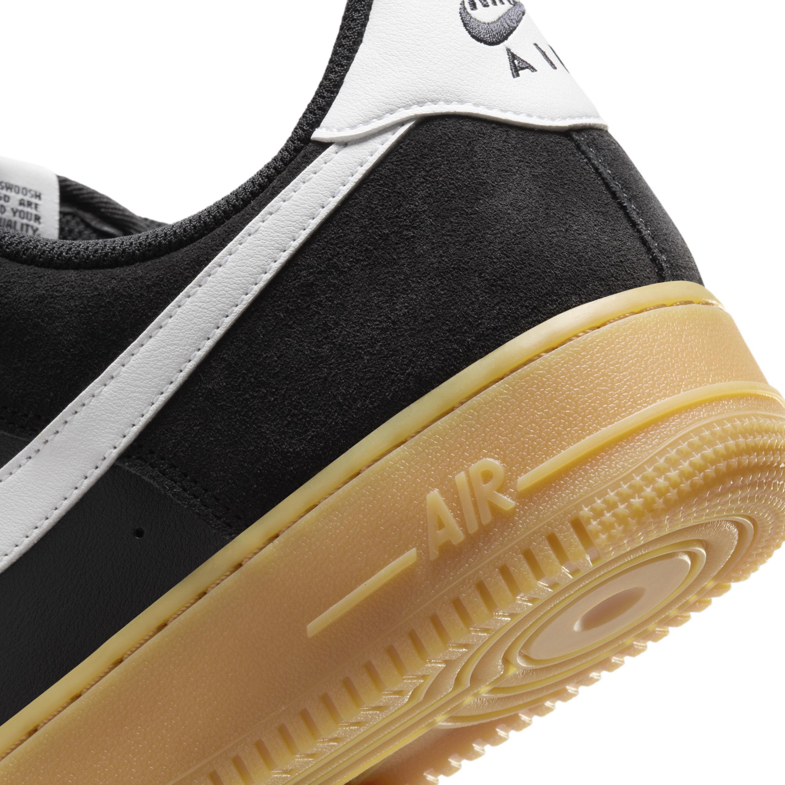 Nike Mens Air Force 1 Low 07 - Shoes Grey/Yellow Product Image