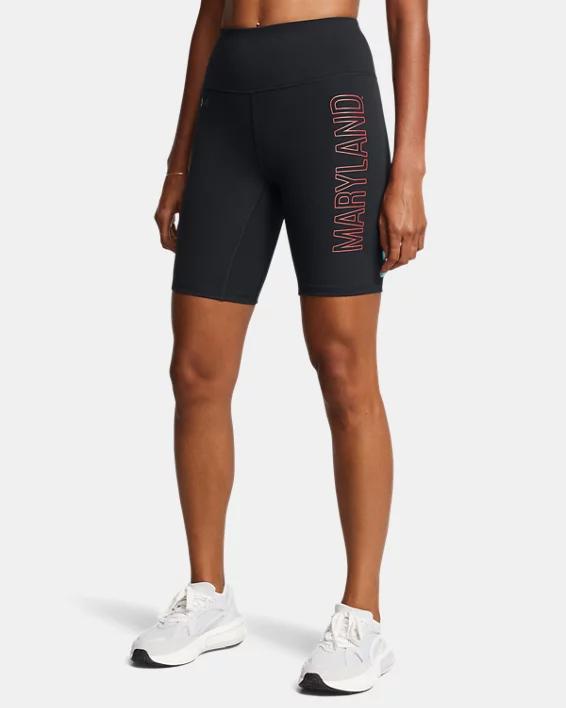 Womens UA Motion Collegiate Bike Shorts Product Image