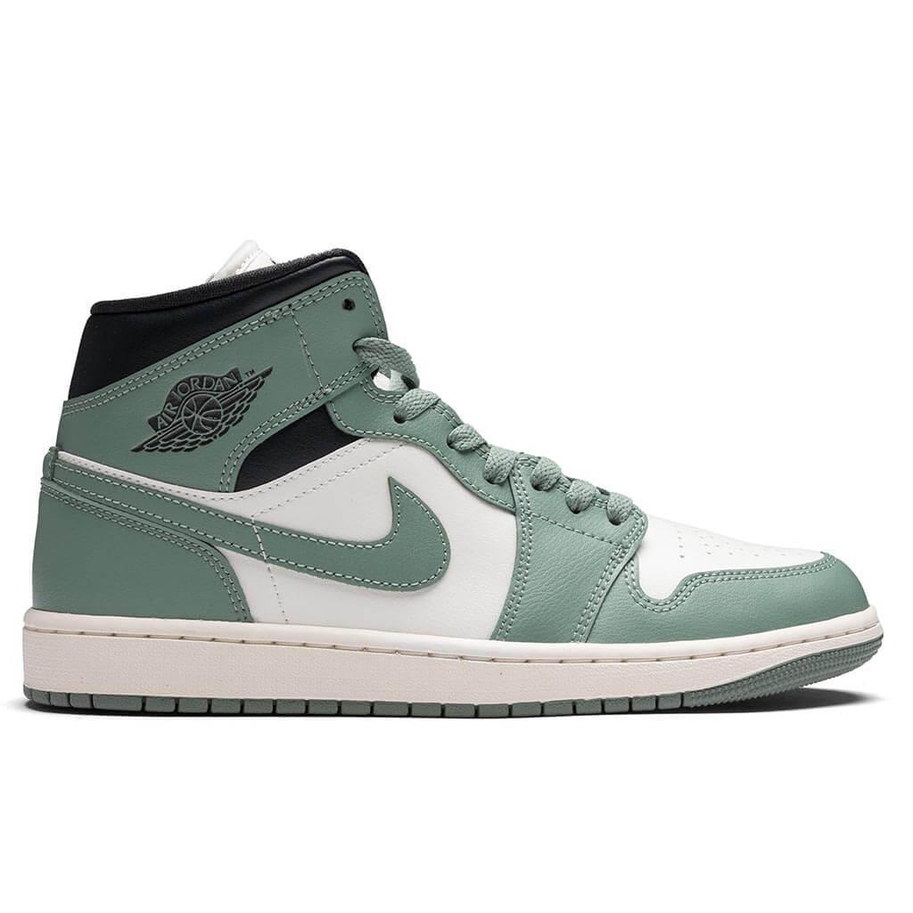 Women's Air Jordan 1 Mid - Sail/Jade Smoke/Anthracite Female Product Image