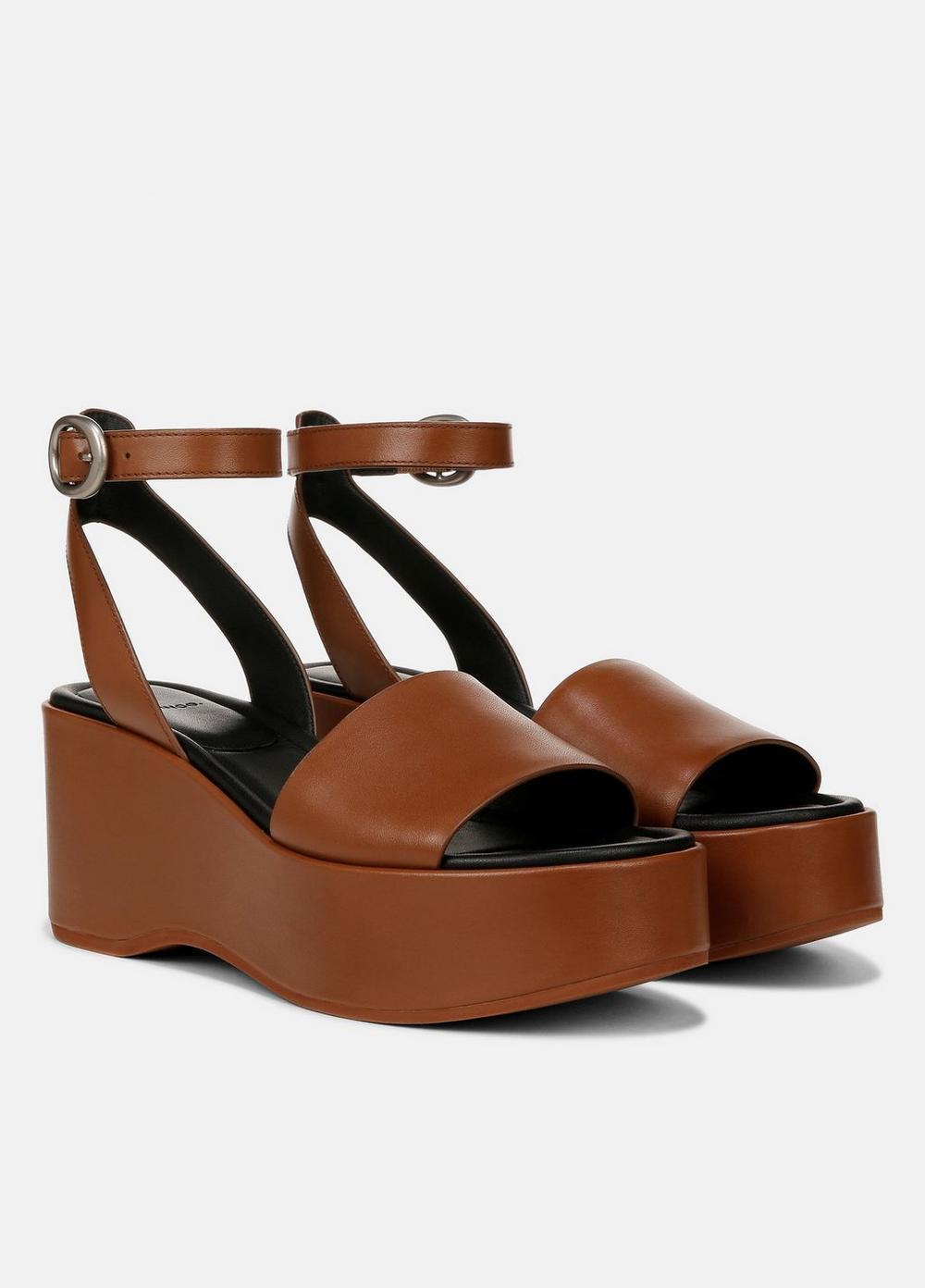 Phillipa Leather Platform Sandal Product Image