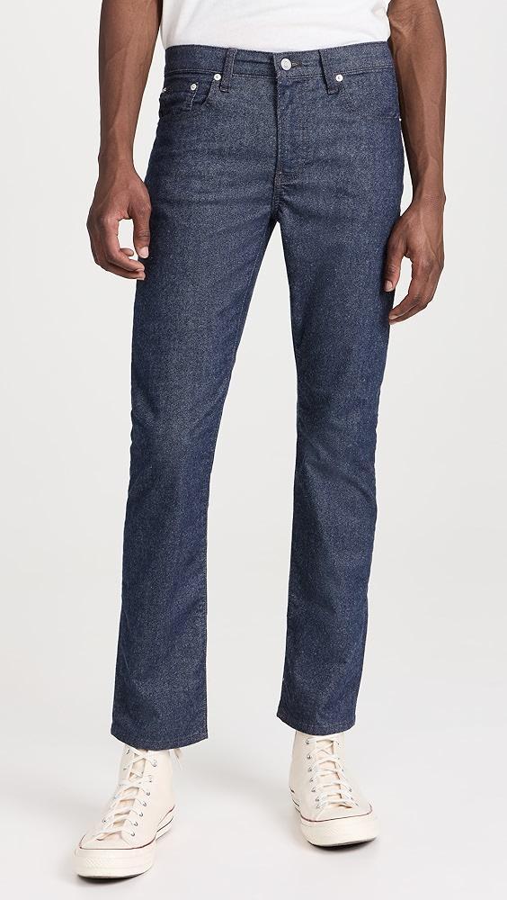 FRAME Modern Straight Twill Weave Jeans | Shopbop Product Image