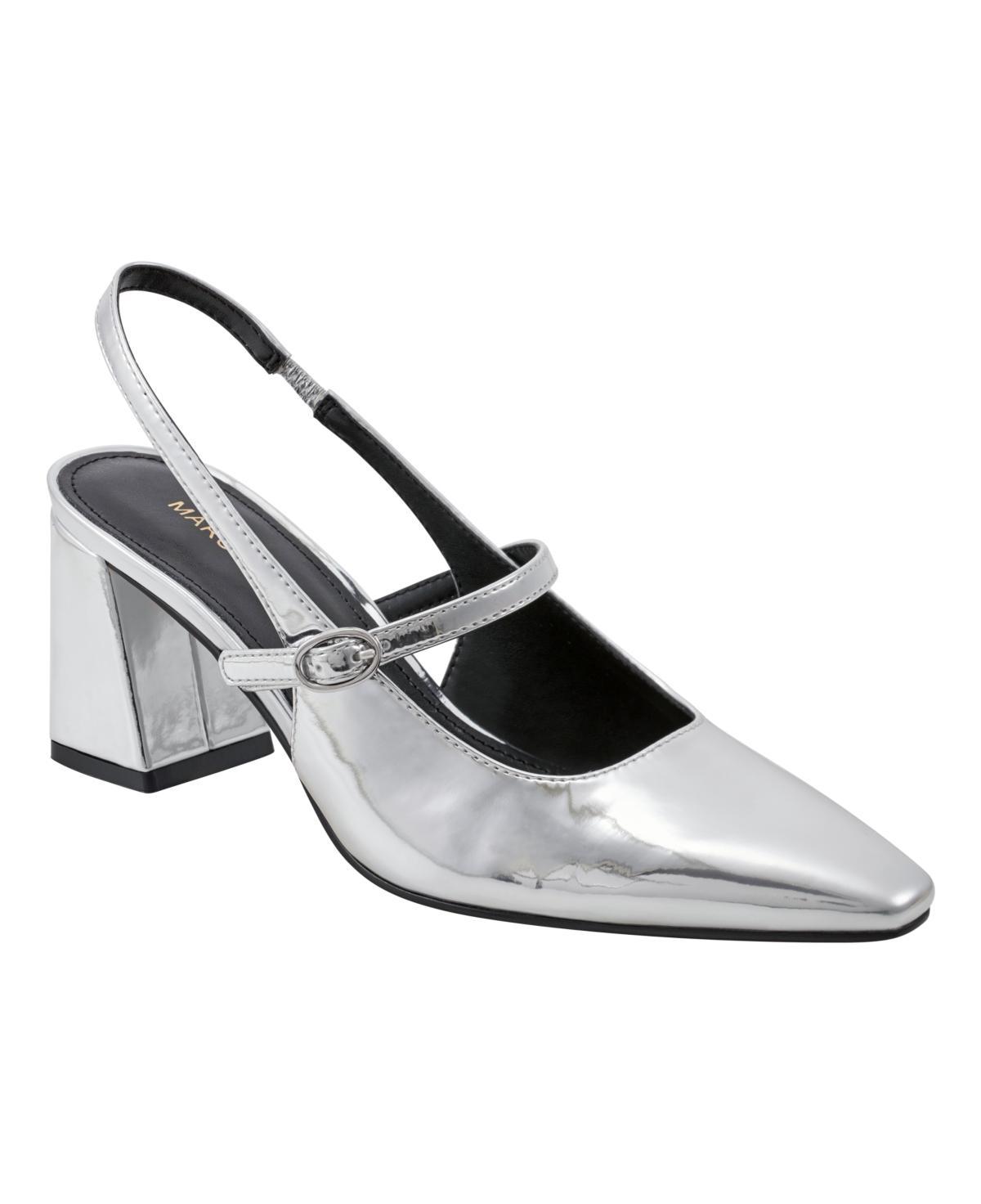 Marc Fisher Womens Lanai Block Heel Dress Snip Toe Slingbacks Product Image