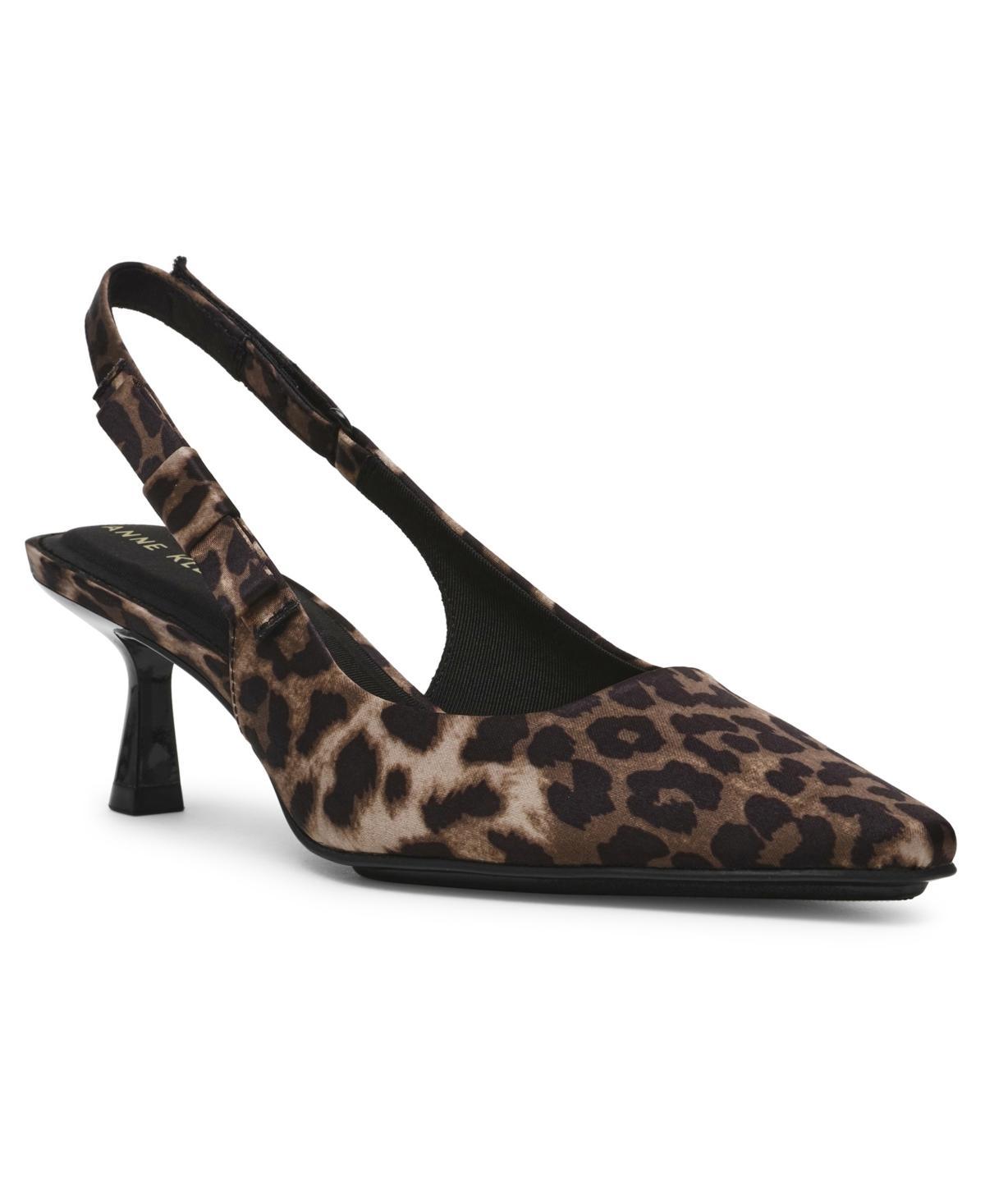 Anne Klein Womens Carmel Slingback Kitten Heel Pumps Product Image