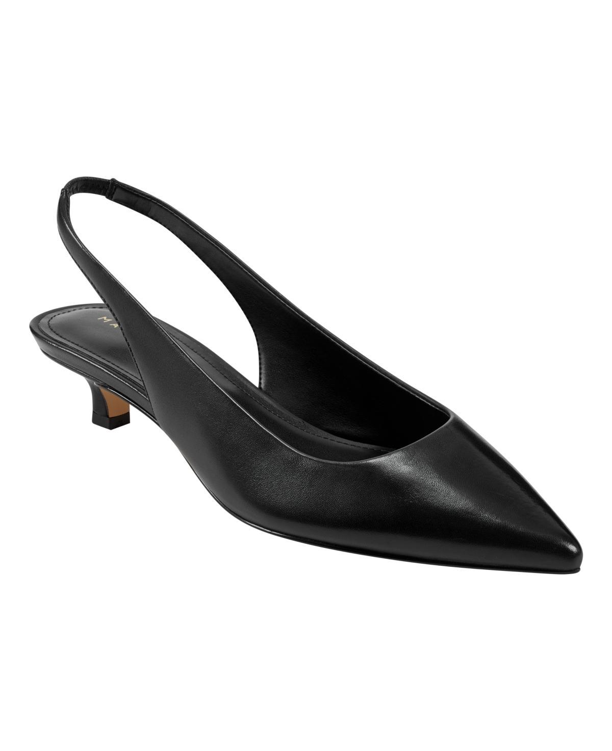 Womens Posey Leather Slingback Pumps Product Image