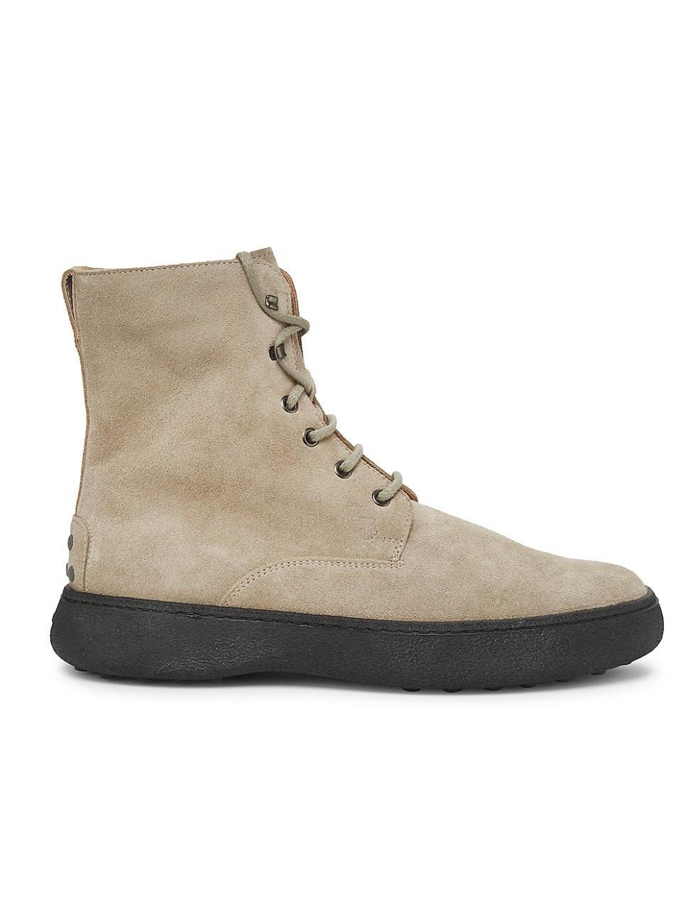 Mens Suede Lace-Up Ankle Boots product image