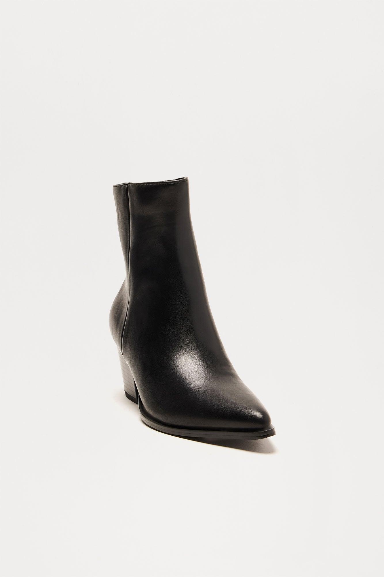 Braxton Heeled Booties - Black Product Image