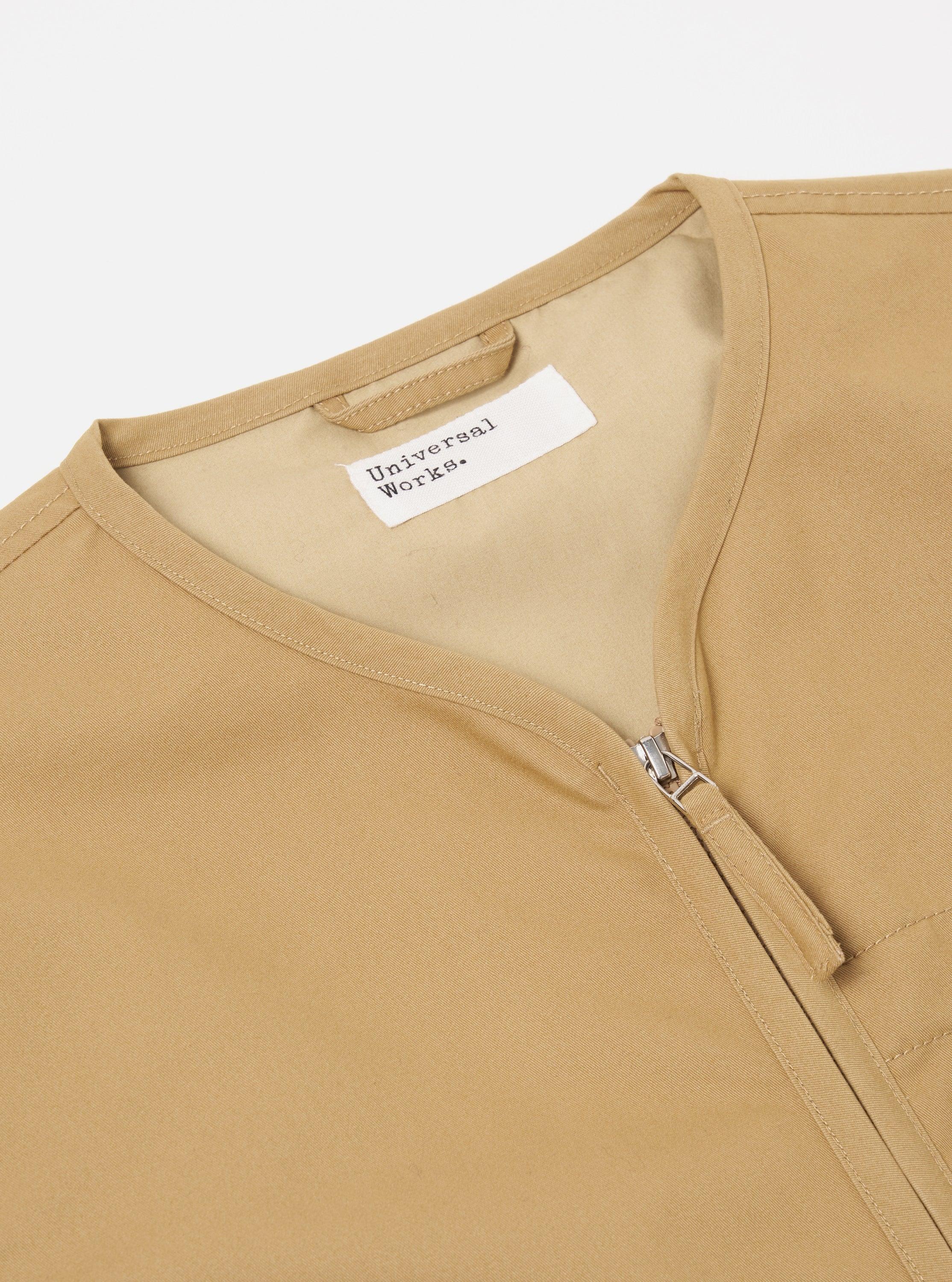 Universal Works Parachute Liner Jacket in Sand Brushed Polytech Product Image