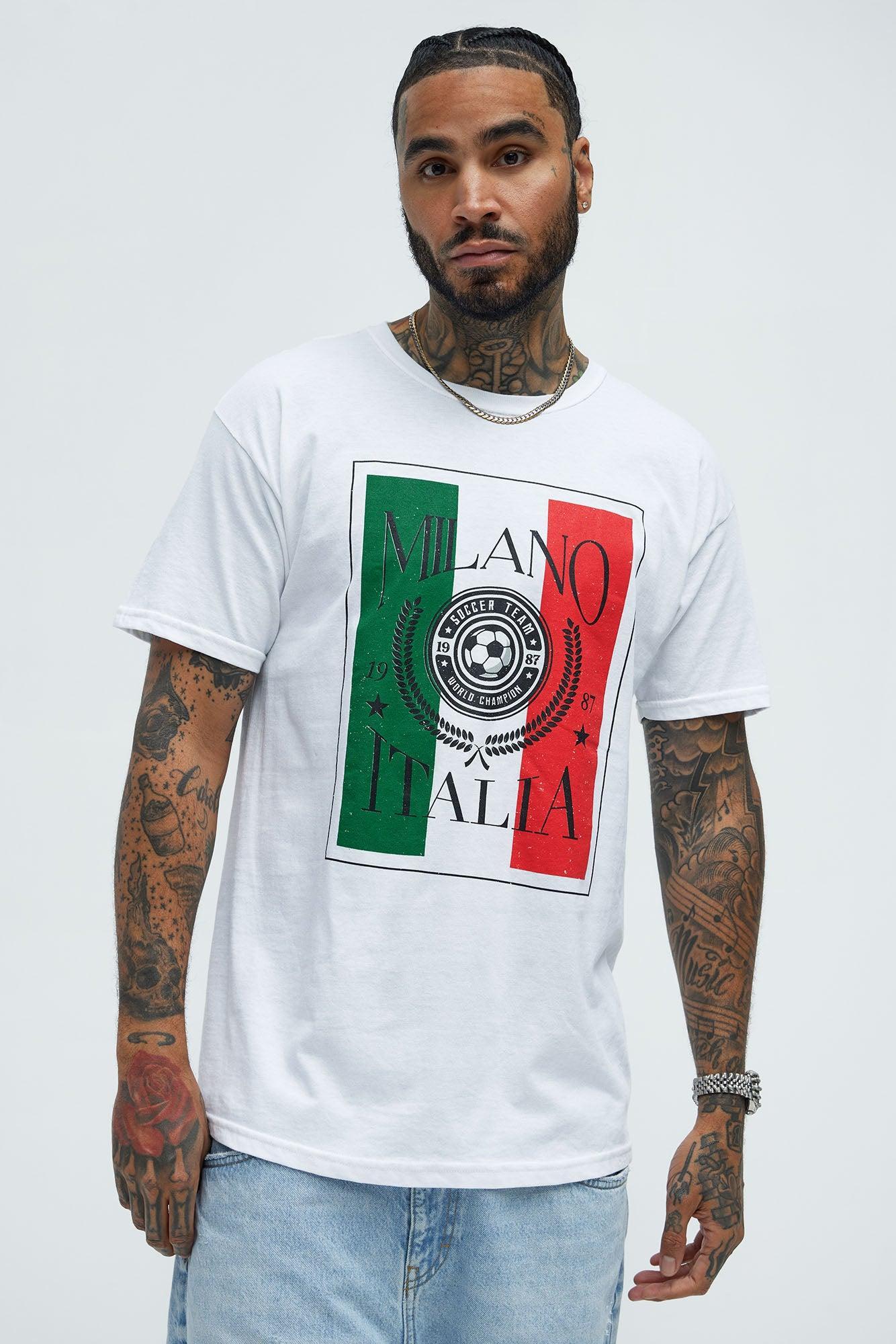 Milano Italia Short Sleeve Tee - White Product Image