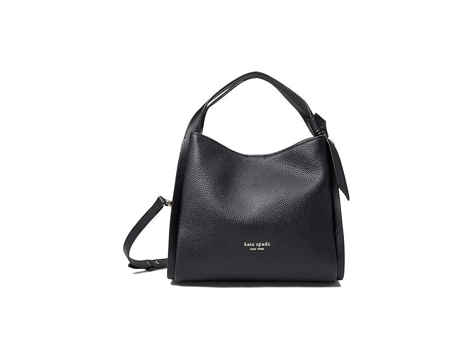 kate spade new york Knott Pebbled Leather Medium Crossbody Hobo Bag Product Image