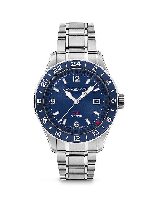 Mens 1858 GMT Stainless Steel Watch Product Image