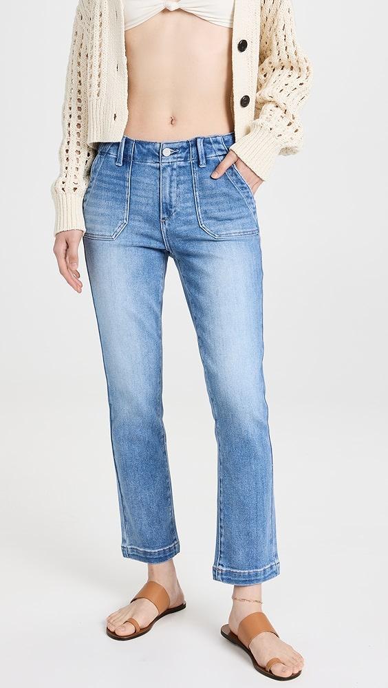 PAIGE Mayslie Straight Ankle Jeans | Shopbop Product Image