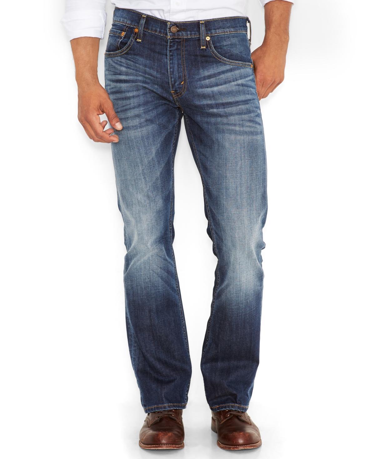 Mens Levis 527 Slim Bootcut Stretch Jeans Product Image