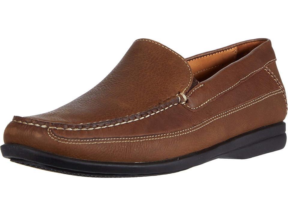 Johnston & Murphy Locklin Venetian (Tan Oiled Full Grain) Men's Shoes Product Image