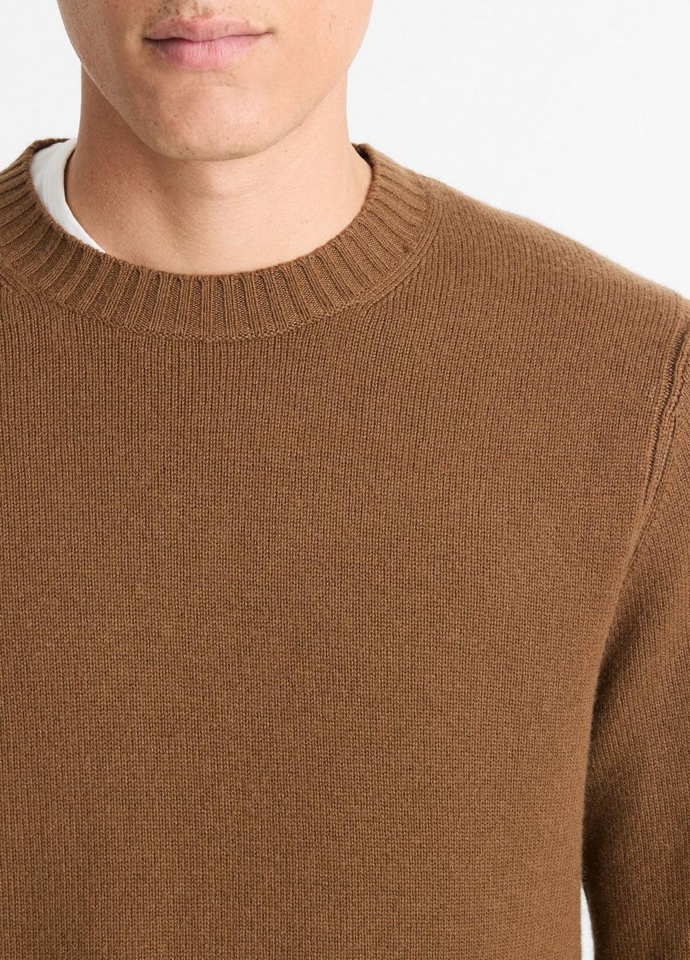 Classic Wool-Cashmere Crew Neck Sweater Product Image