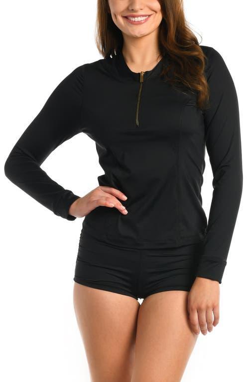 La Blanca Island Goddess Half-Zip Rashguard Product Image