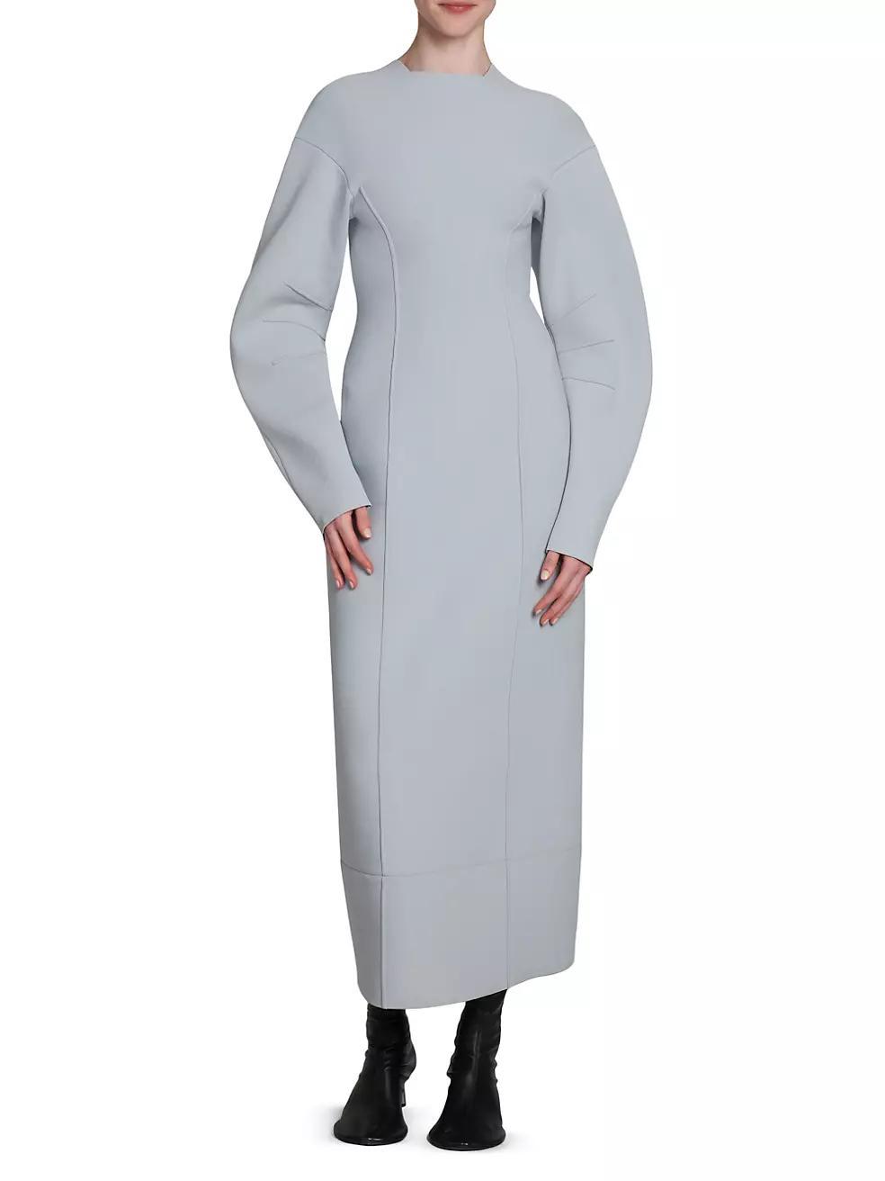 Sculpted Long-Sleeve Sweaterdress Product Image