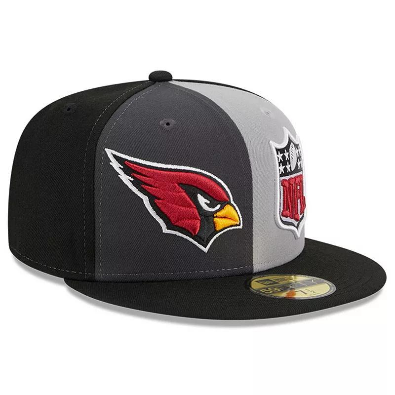 Mens New Era Gray/Black Arizona Cardinals 2023 Sideline 59FIFTY Fitted Hat Product Image