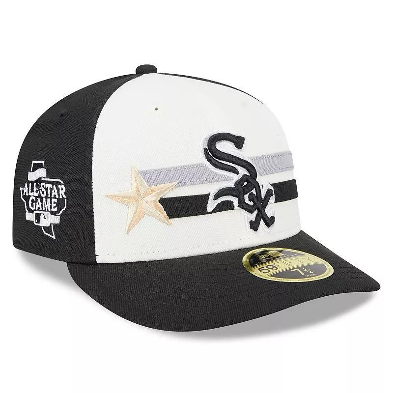 Mens New Era Cream/Black Chicago White Sox 2024 MLB All-Star Game Workout Low Profile 59FIFTY Fitted Hat Product Image