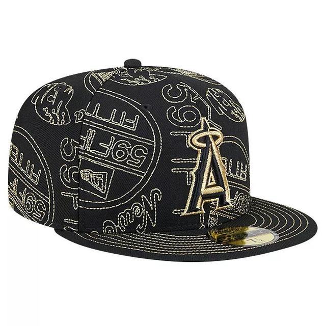 Mens New Era Los Angeles Angels 59FIFTY Day Allover Fitted Hat Product Image