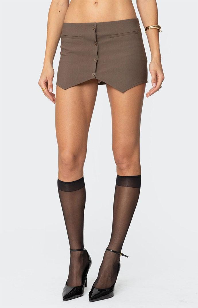 Edikted Women's Ellis Buttoned Up Mini Skort Product Image