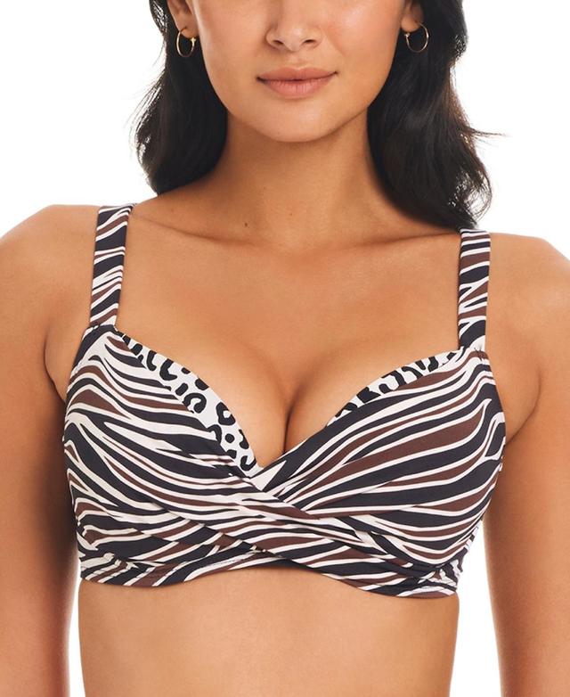 Bleu by Rod Beattie Womens Animal Instinct Bikini Top Product Image