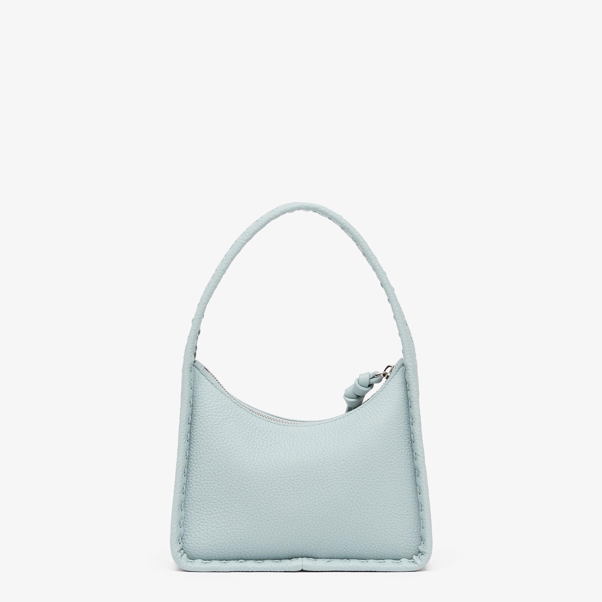 Mini FendessenceSmall light blue Selleria bag with 264 hand-sewn topstitches Product Image