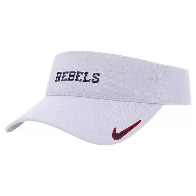 Mens Nike Ole Miss Rebels 2024 Sideline Ace Performance Adjustable Visor Product Image