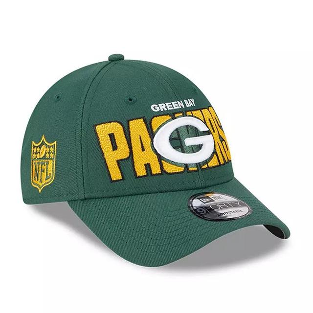 Mens New Era Bay Packers 2023 NFL Draft 9FORTY Adjustable Hat Product Image