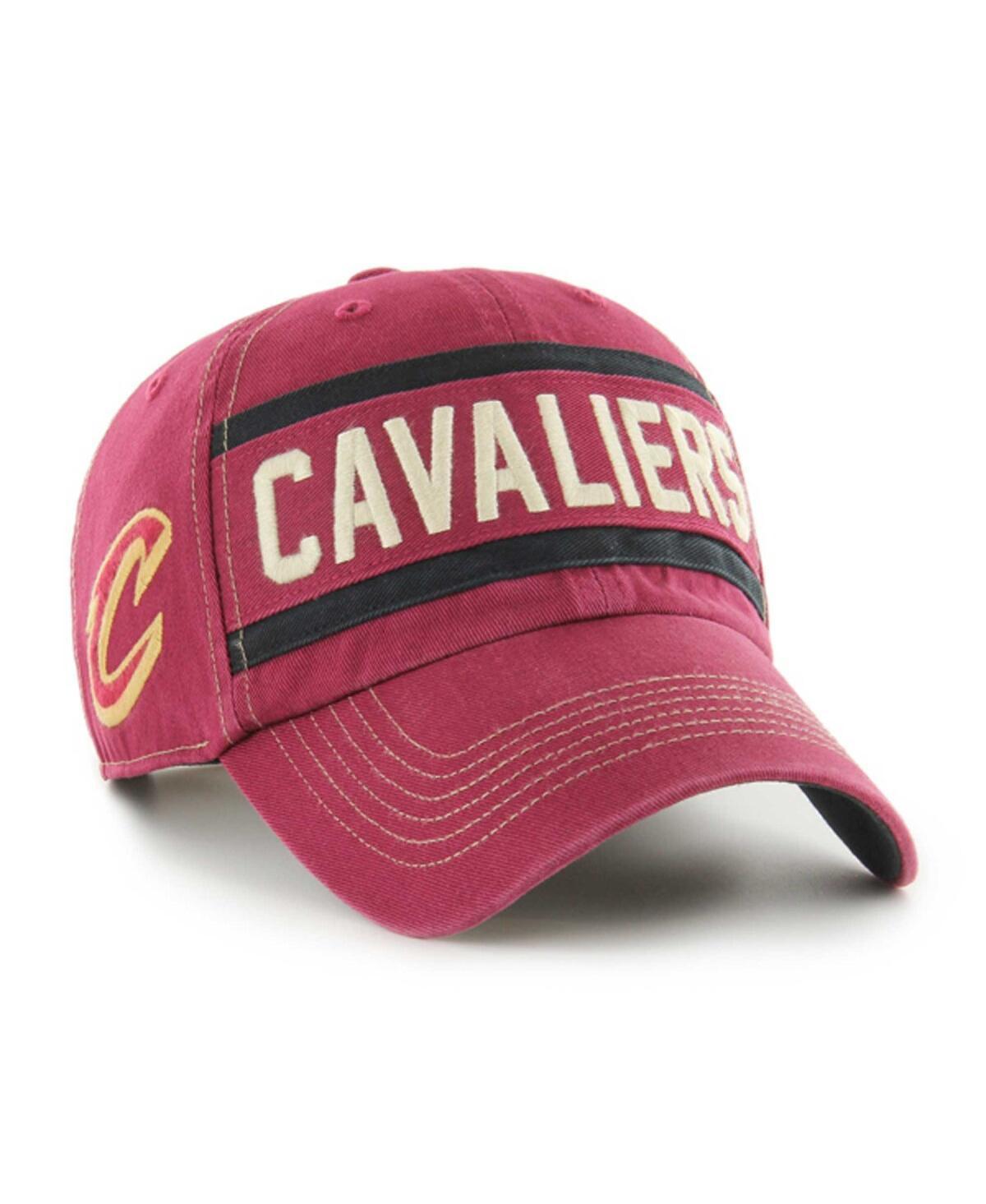 Mens 47 Brand Wine Distressed Cleveland Cavaliers Quick Snap Clean Up Adjustable Hat Product Image