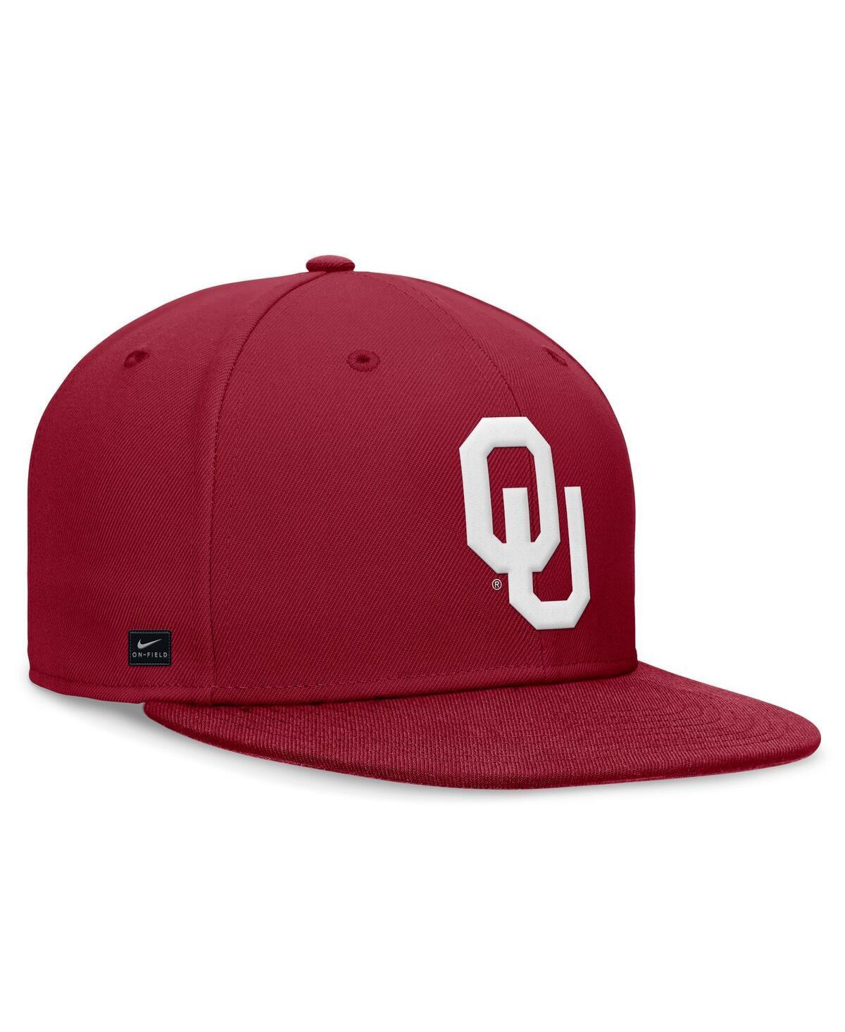 Nike Mens Crimson Oklahoma Sooners On-Field Pro Fitted Hat Product Image