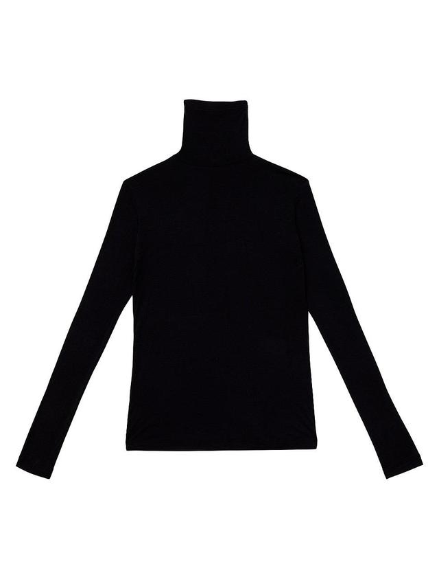 Womens Washable Cashmere Turtleneck Sweater Product Image